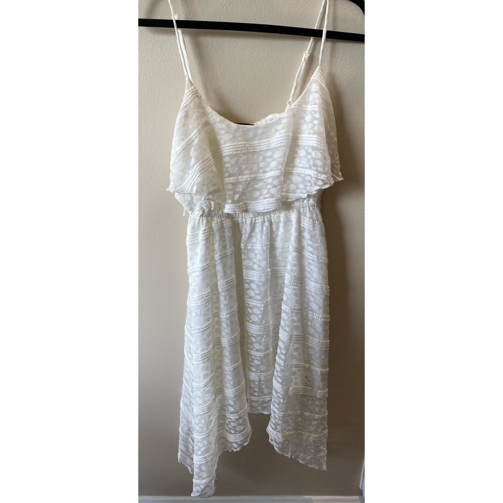 Trixxi White Asymmetrical Summer Dress